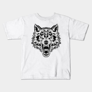 Angry Wolf Kids T-Shirt